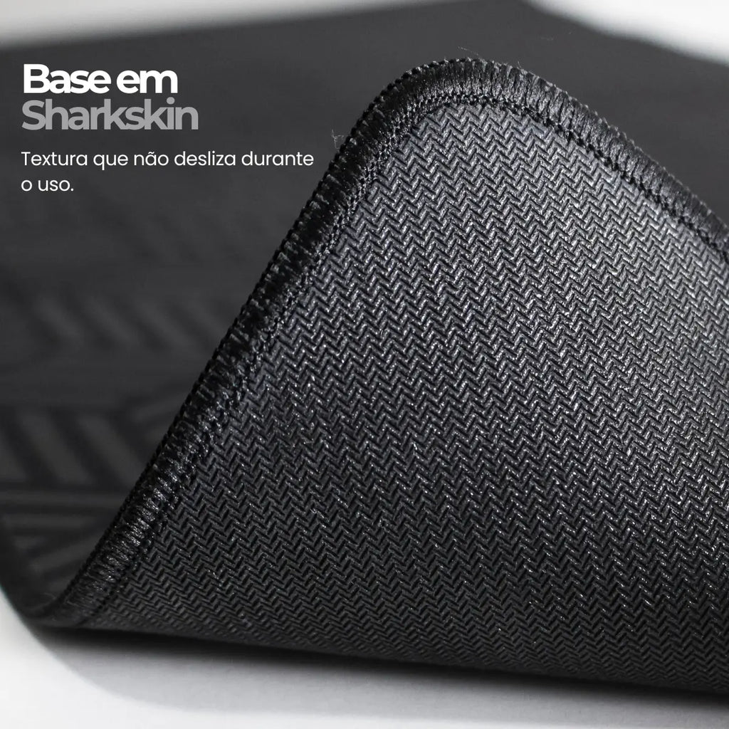 Mouse Pad Gamer Titorion Preto de 90x40 cm com Hexágonos para Deslize SPEED